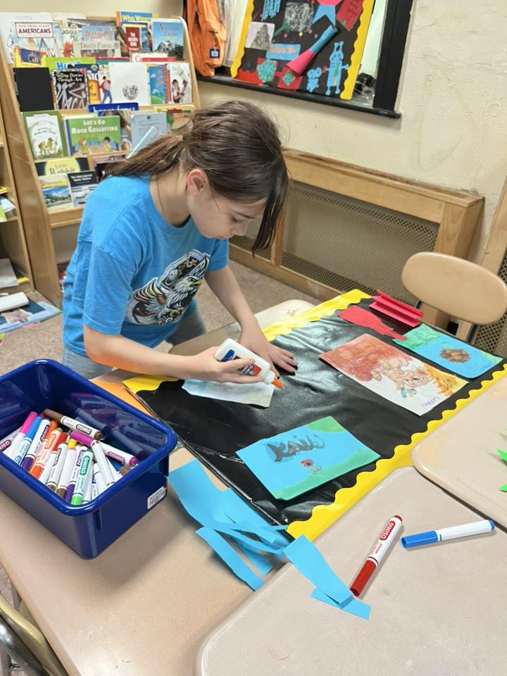 School-age children in after-school program