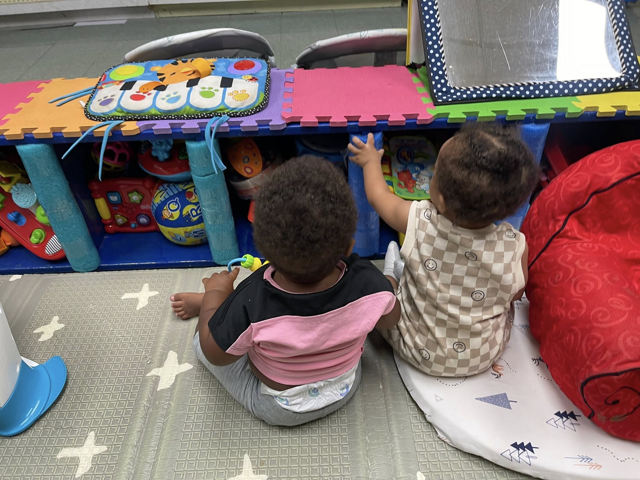 Infants in the Habitat Classroom Daycare Center