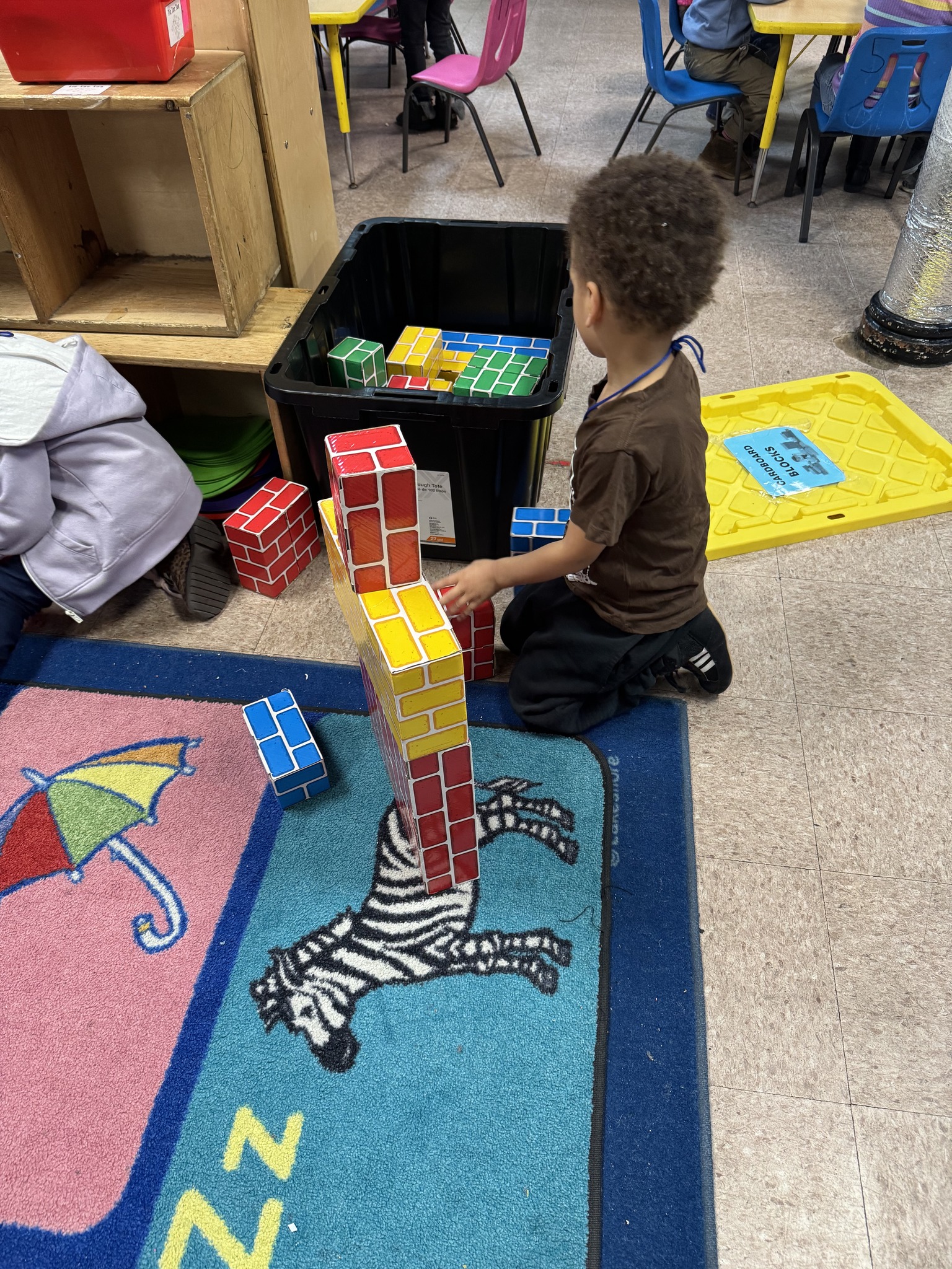 Children engaged in hands-on learning activities